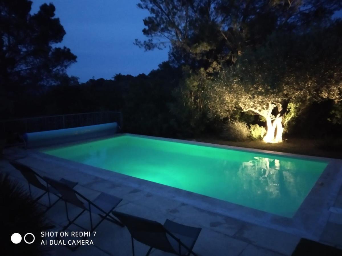 Proche Uzes Petit Gite Avec Grande Cuisine D'Ete Et Piscine Saint-Siffret 외부 사진